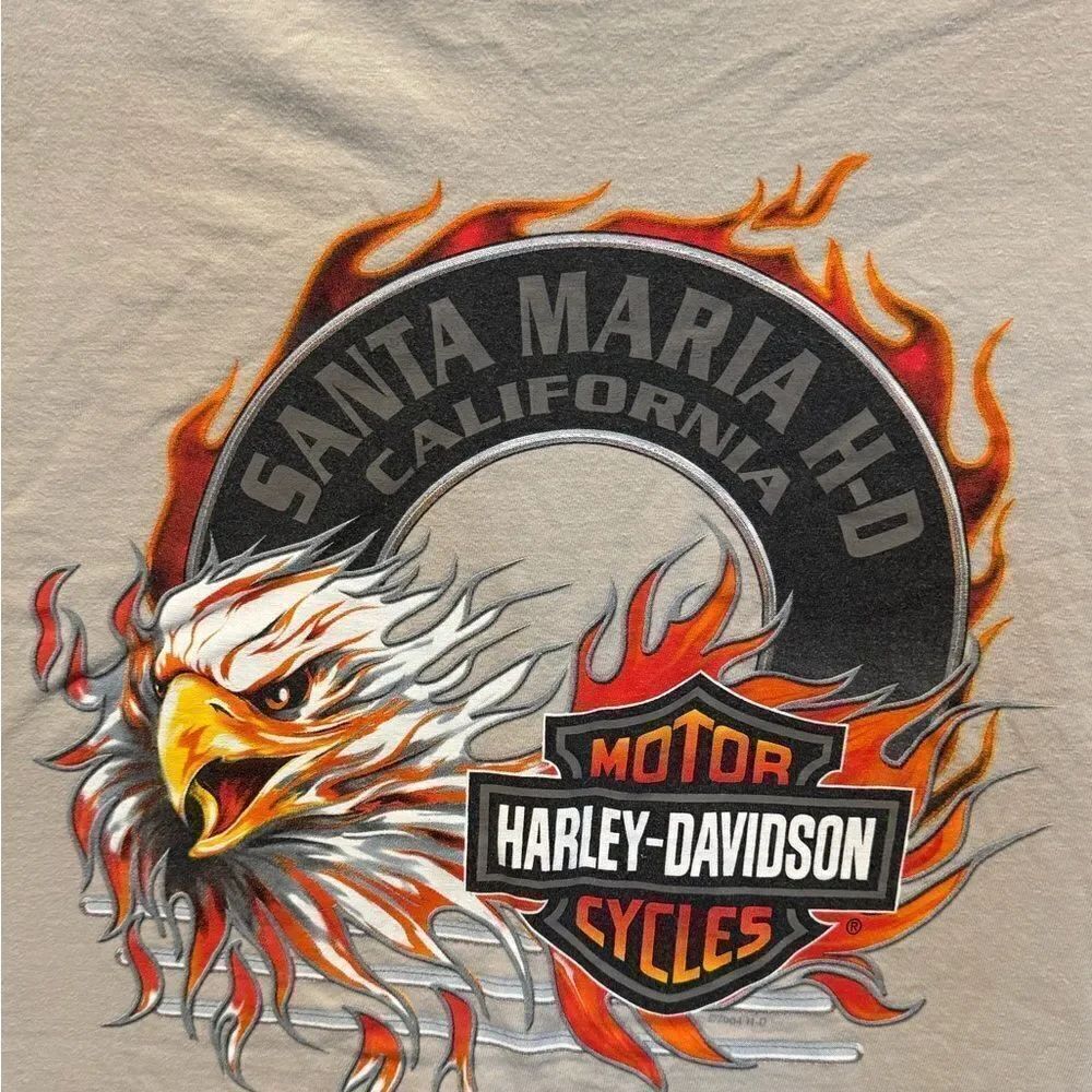 Harley Davidson crewneck T-shirt Santa Maria California size medium